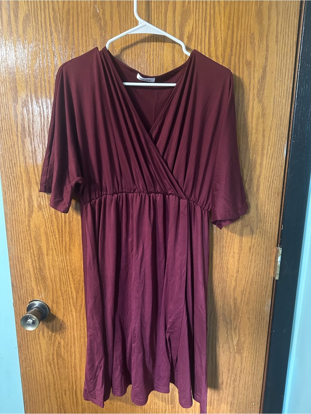 Two Women’s Wrap-Style Short Sleeve Labor Gowns